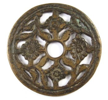 Another open
            works charm displaying four flowers